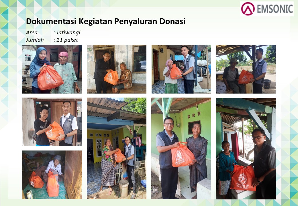 Pembagian Paket Sembako Untuk Kaum Dhuafa